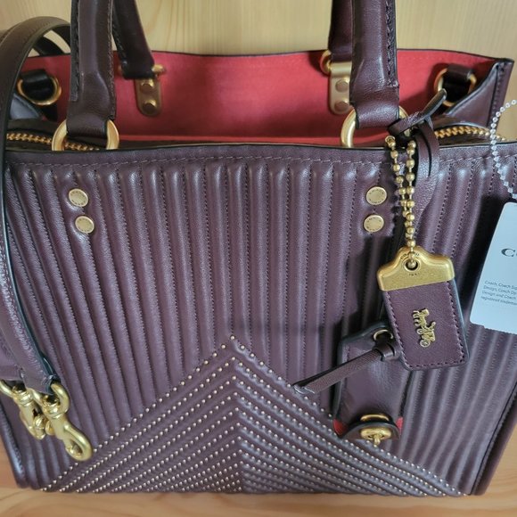 ❤️SOLD❤️ Coach 1941 Rogue with Quilting Rivets - Picture 11 of 16